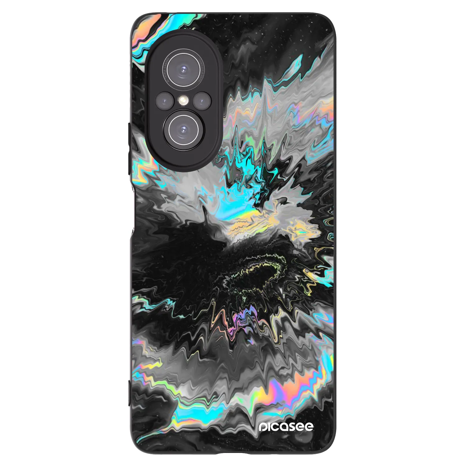 Picasee Μαύρη θήκη σιλικόνης για Huawei Nova 9 SE - Magnetic
