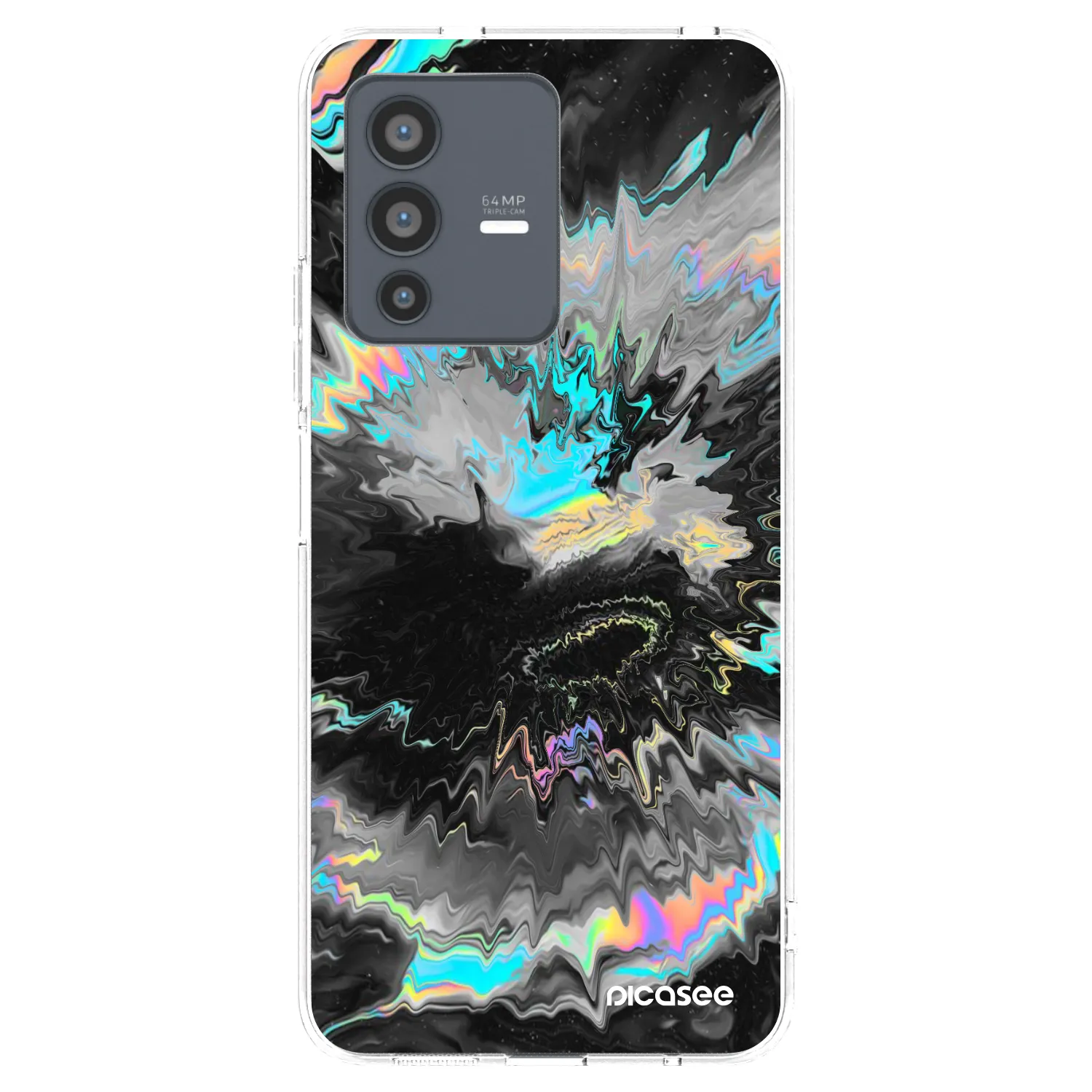 Picasee διαφανής θήκη σιλικόνης Vivo V23 5G - Magnetic