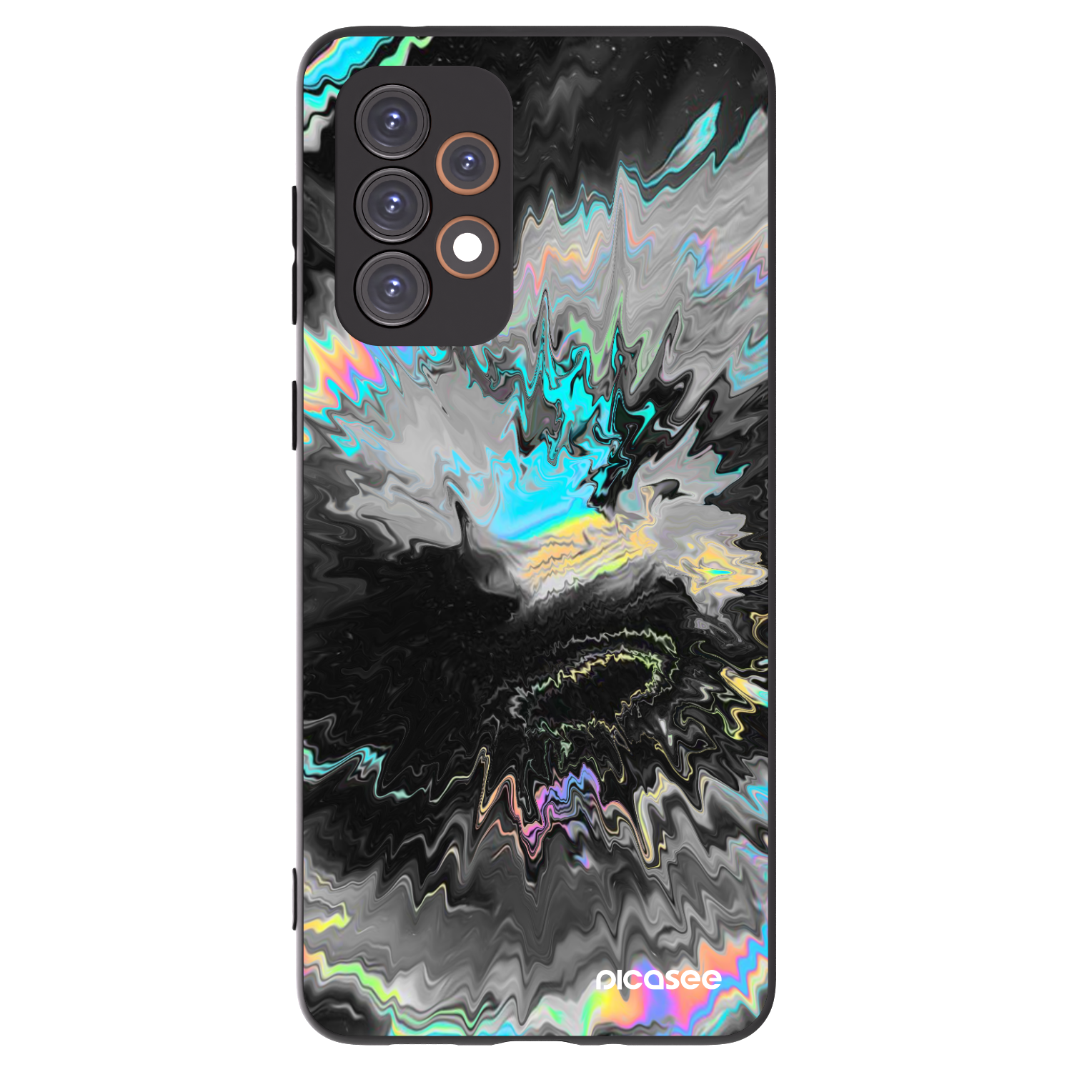 Picasee Μαύρη θήκη σιλικόνης για Samsung Galaxy A33 5G A336 - Magnetic