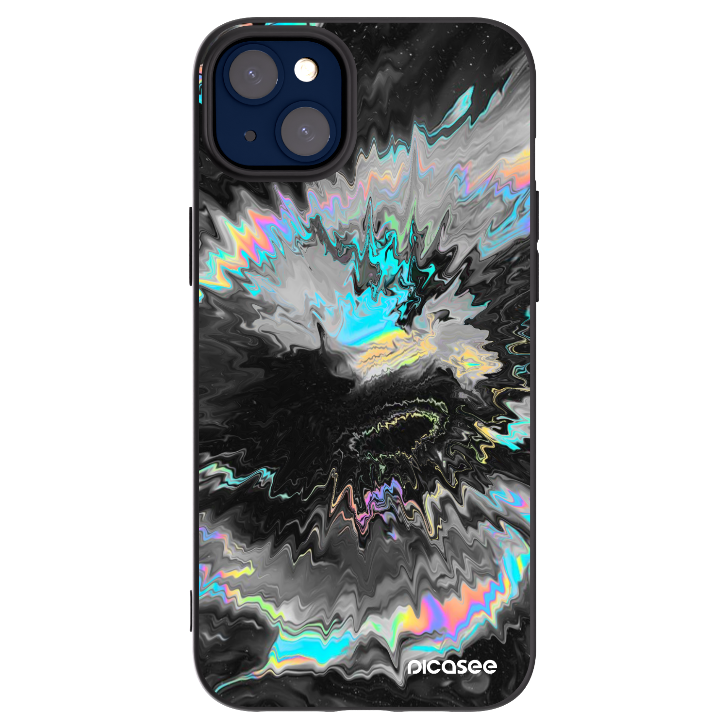 Picasee Μαύρη θήκη σιλικόνης για Apple iPhone 14 Plus - Magnetic