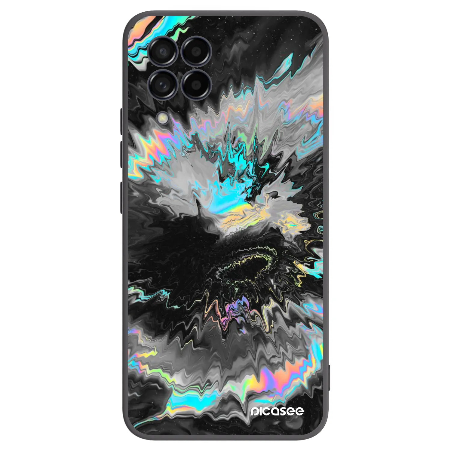 Picasee Μαύρη θήκη σιλικόνης για Samsung Galaxy M53 5G - Magnetic