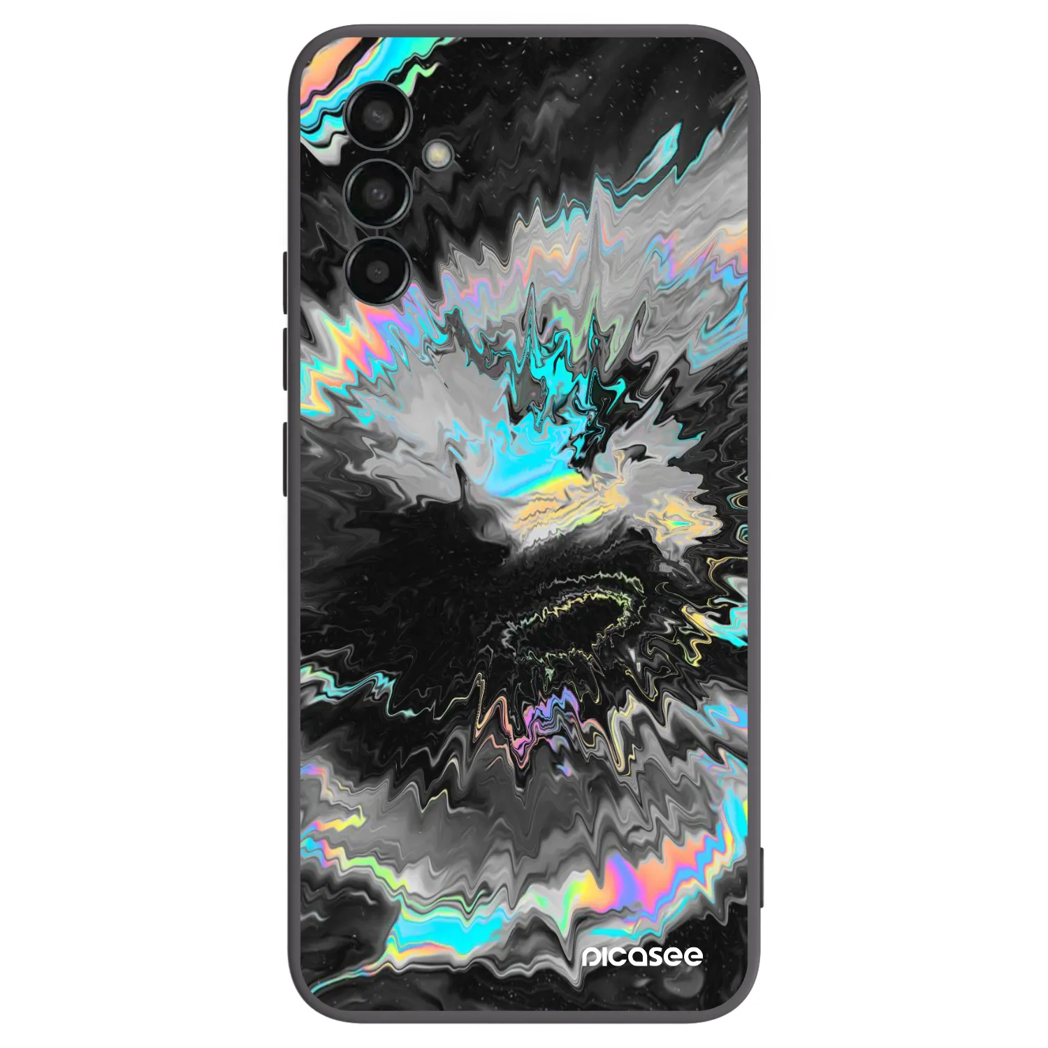 Picasee Μαύρη θήκη σιλικόνης για Samsung Galaxy M13 M135F - Magnetic