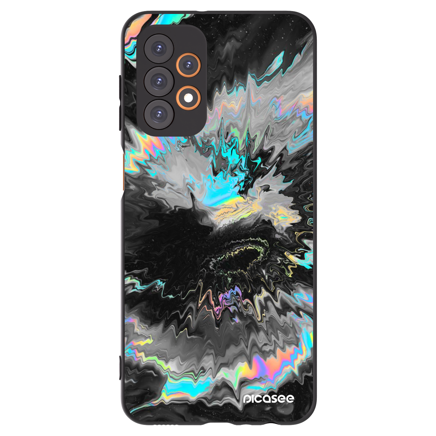 Picasee Μαύρη θήκη σιλικόνης για Samsung Galaxy A23 A236B 5G - Magnetic
