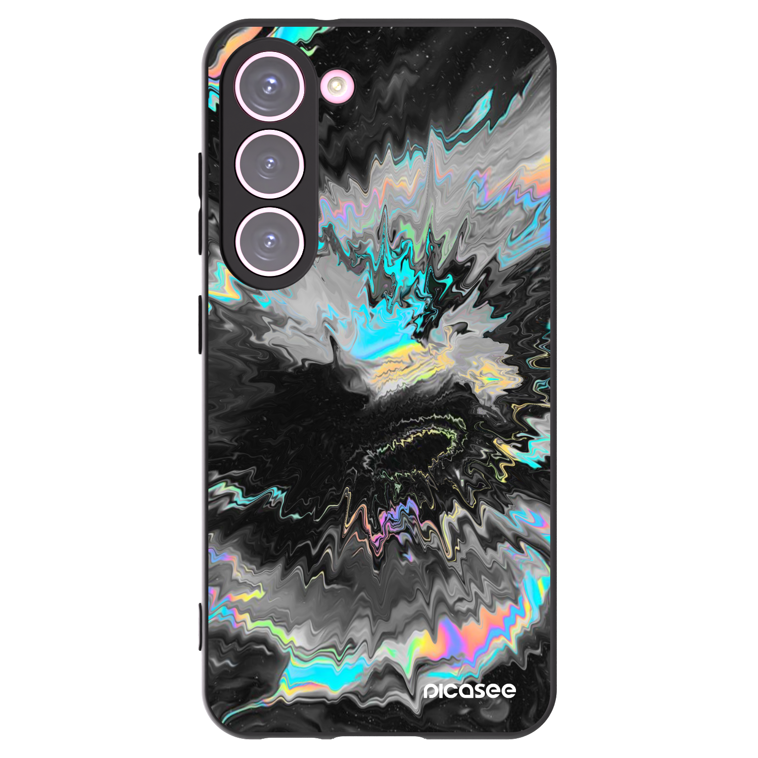 Picasee Μαύρη θήκη σιλικόνης για Samsung Galaxy S23 5G - Magnetic