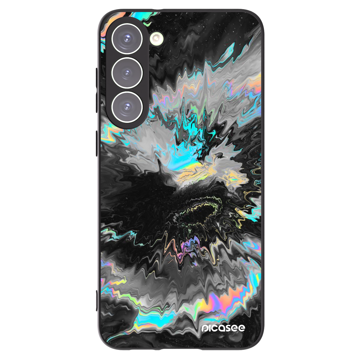 Picasee Μαύρη θήκη σιλικόνης για Samsung Galaxy S23+ 5G - Magnetic