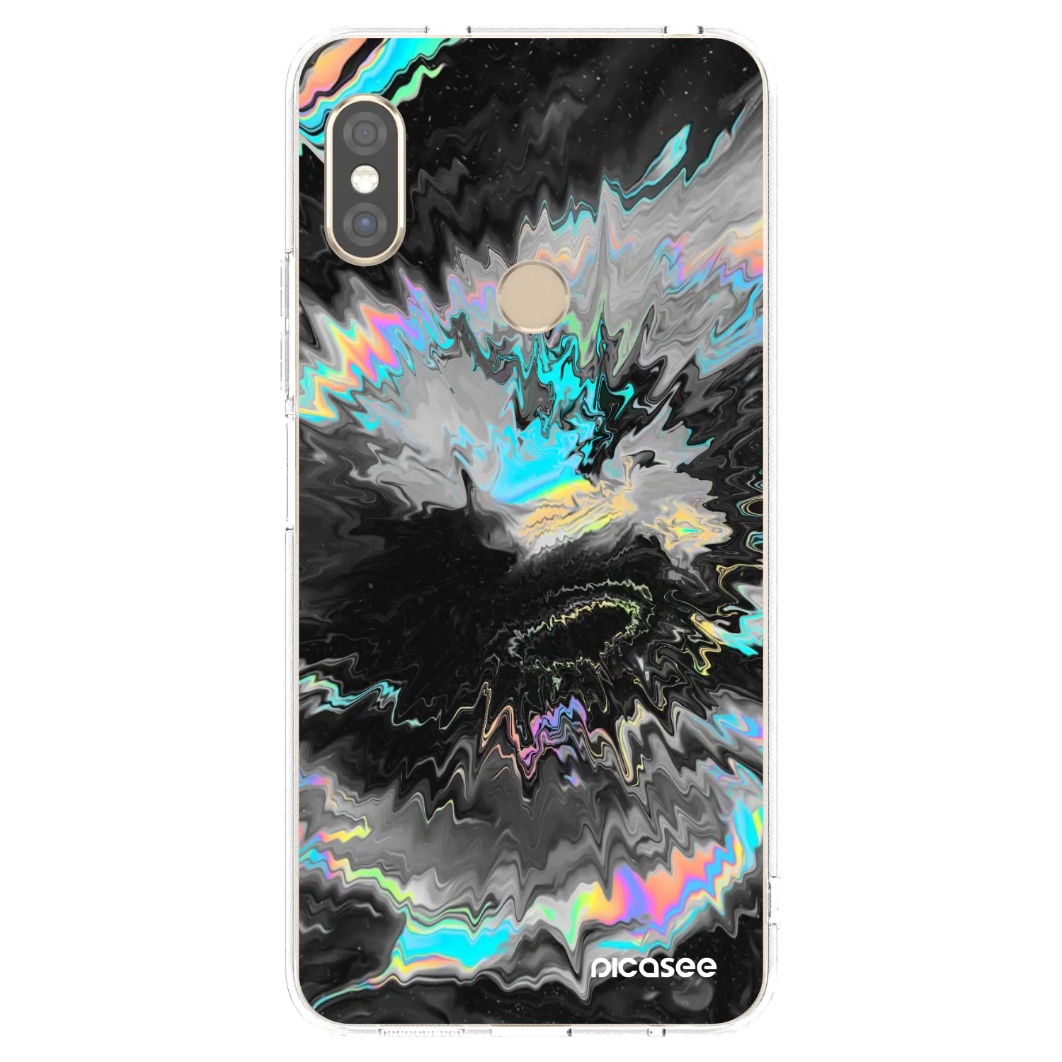 Picasee διαφανής θήκη σιλικόνης Xiaomi Redmi Note 5 Global - Magnetic