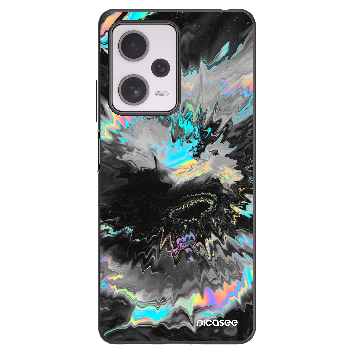 Picasee Μαύρη θήκη σιλικόνης για Xiaomi Redmi Note 12 Pro+ 5G - Magnetic