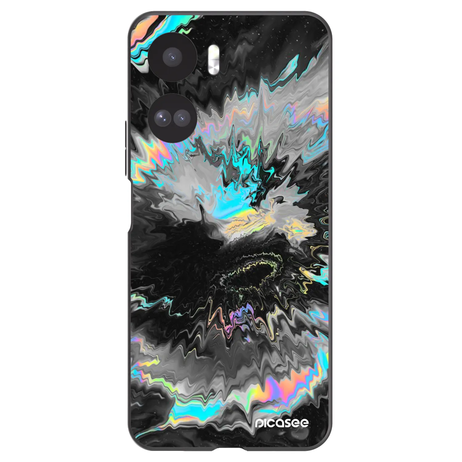 Picasee Μαύρη θήκη σιλικόνης για Honor 90 Lite 5G - Magnetic