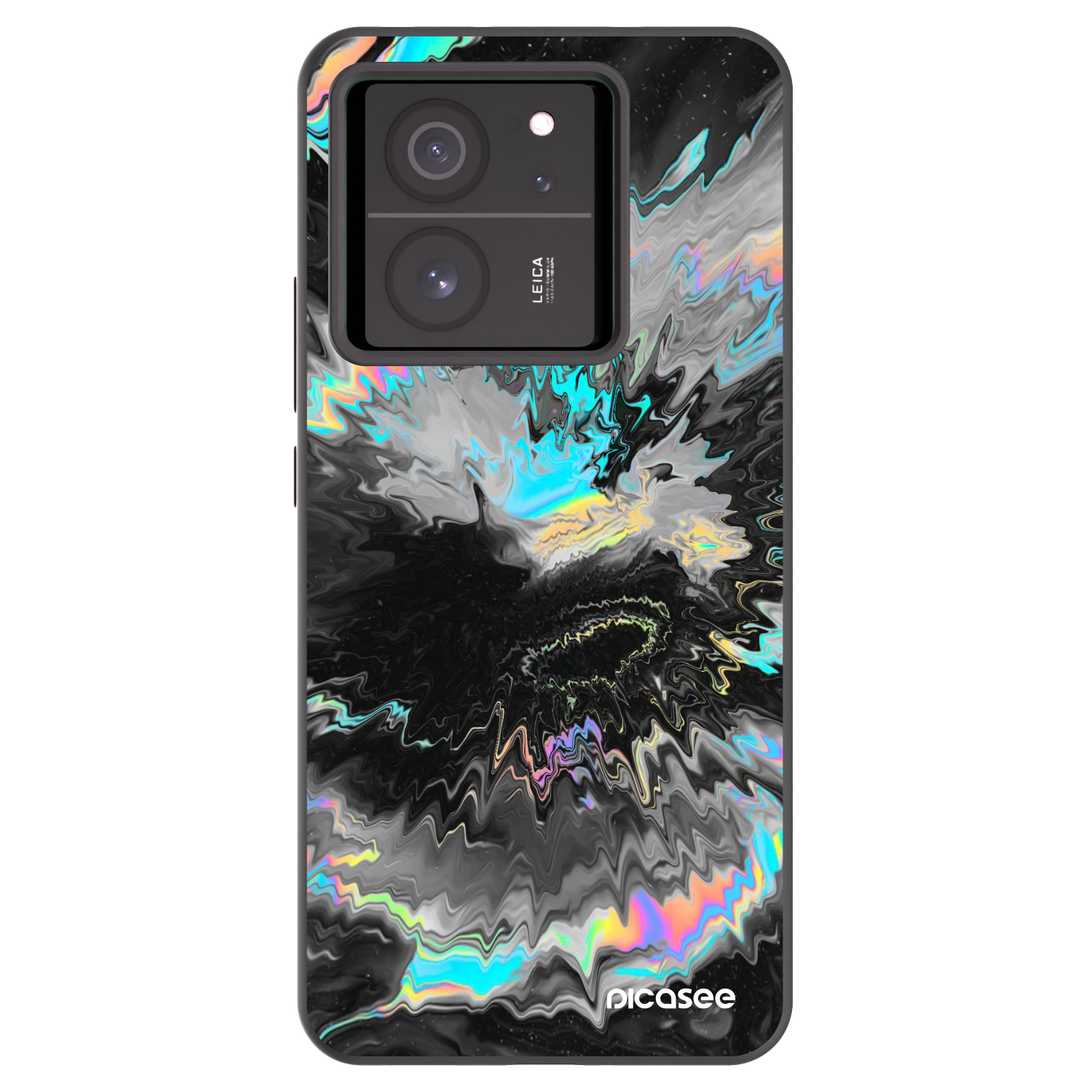 Picasee Μαύρη θήκη σιλικόνης για Xiaomi 13T - Magnetic