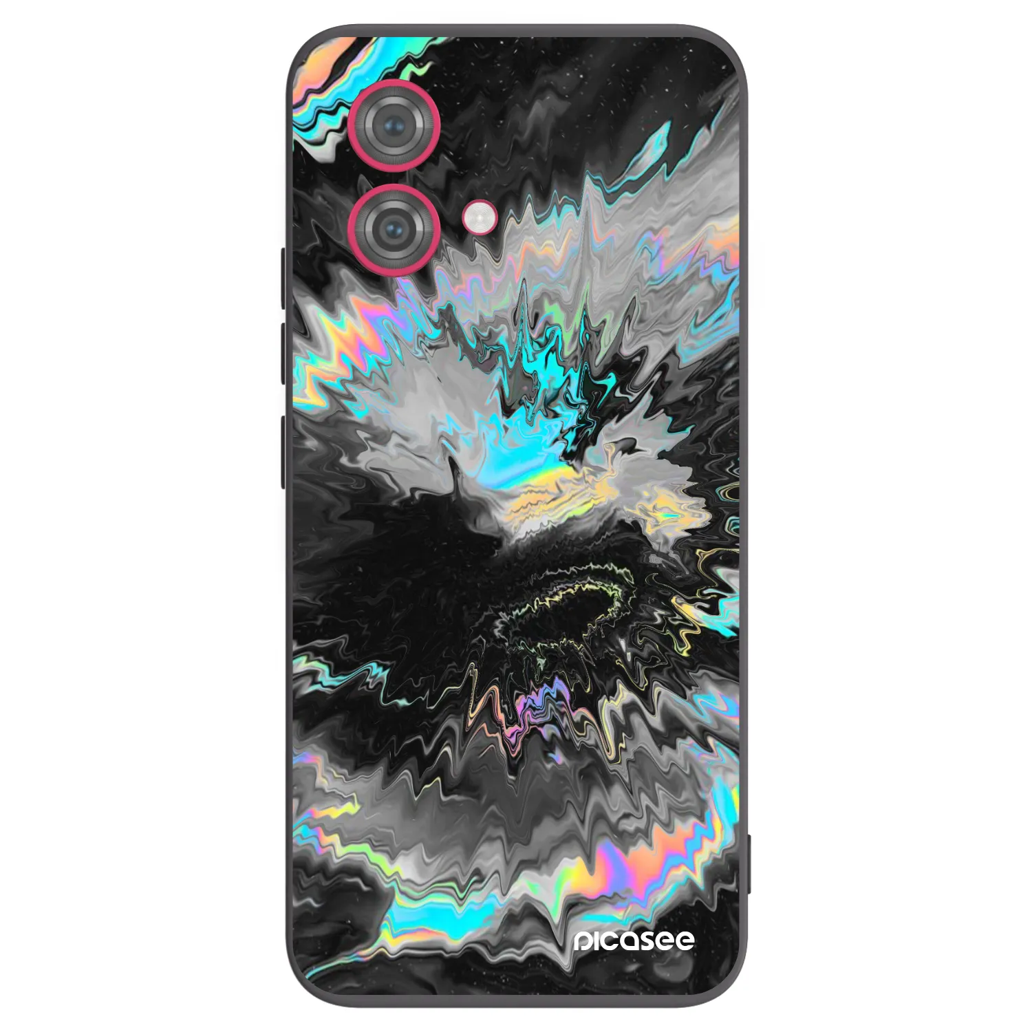 Picasee Μαύρη θήκη σιλικόνης για Motorola Moto G84 5G - Magnetic