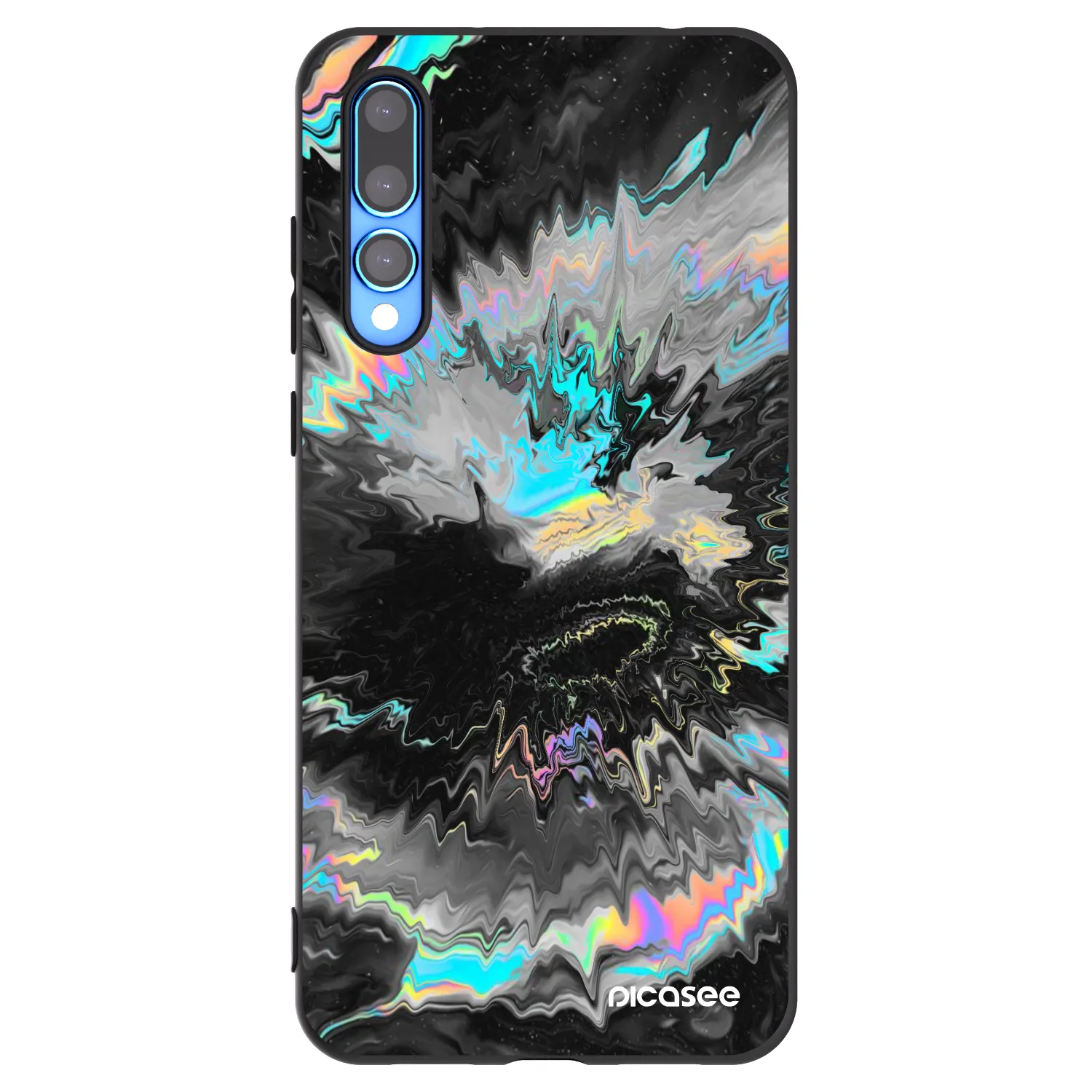 Picasee Μαύρη θήκη σιλικόνης για Huawei P20 Pro - Magnetic