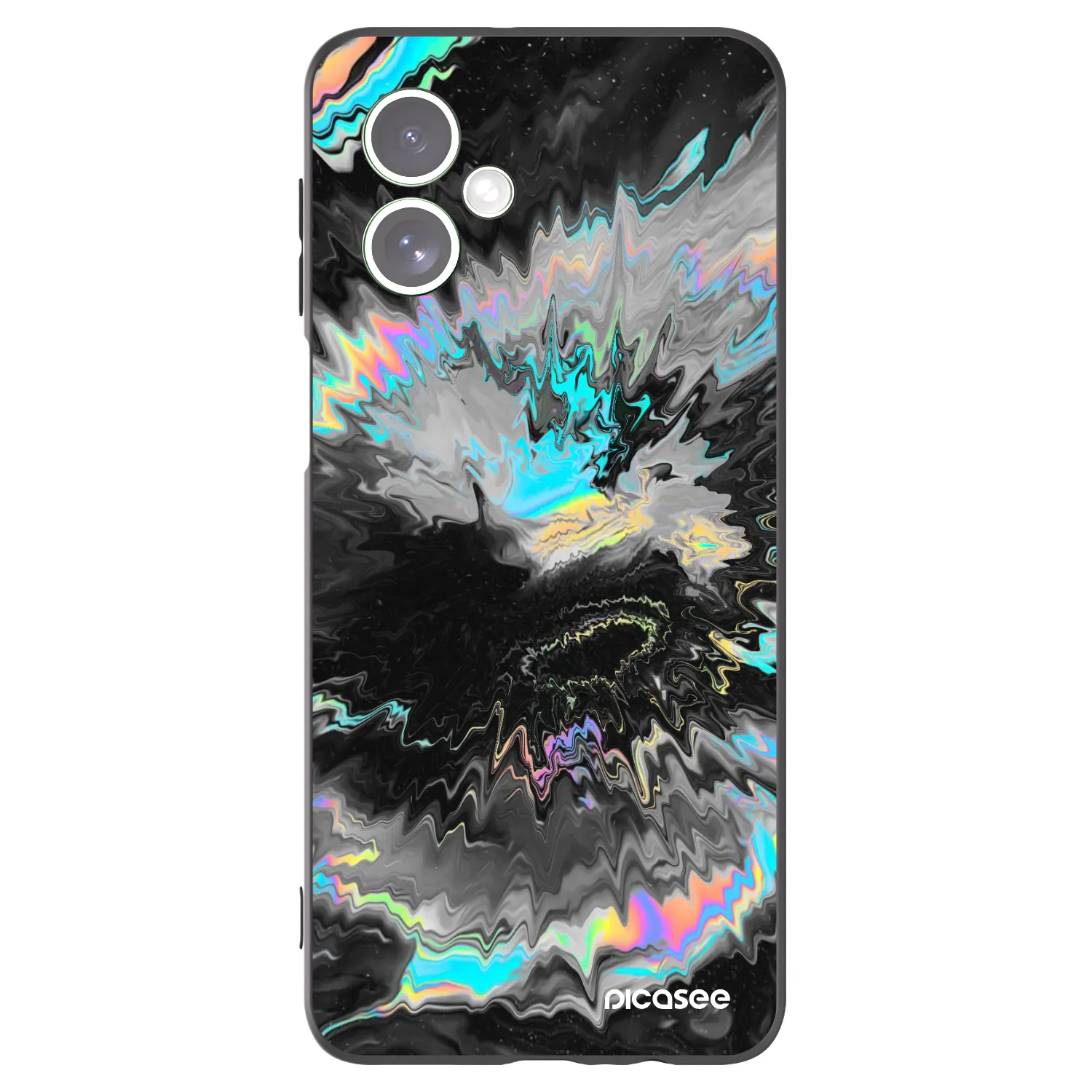 Picasee Μαύρη θήκη σιλικόνης για Motorola Moto G54 5G - Magnetic