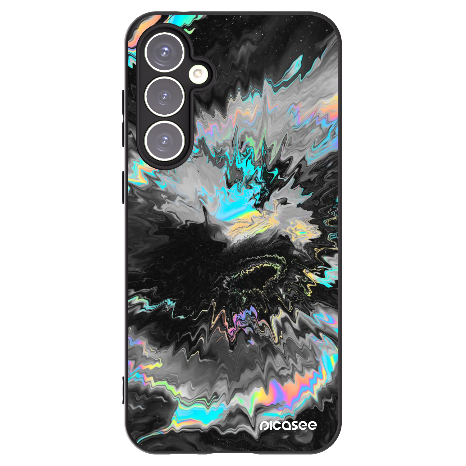 Picasee Μαύρη θήκη σιλικόνης για Samsung Galaxy S23 FE S711B - Magnetic