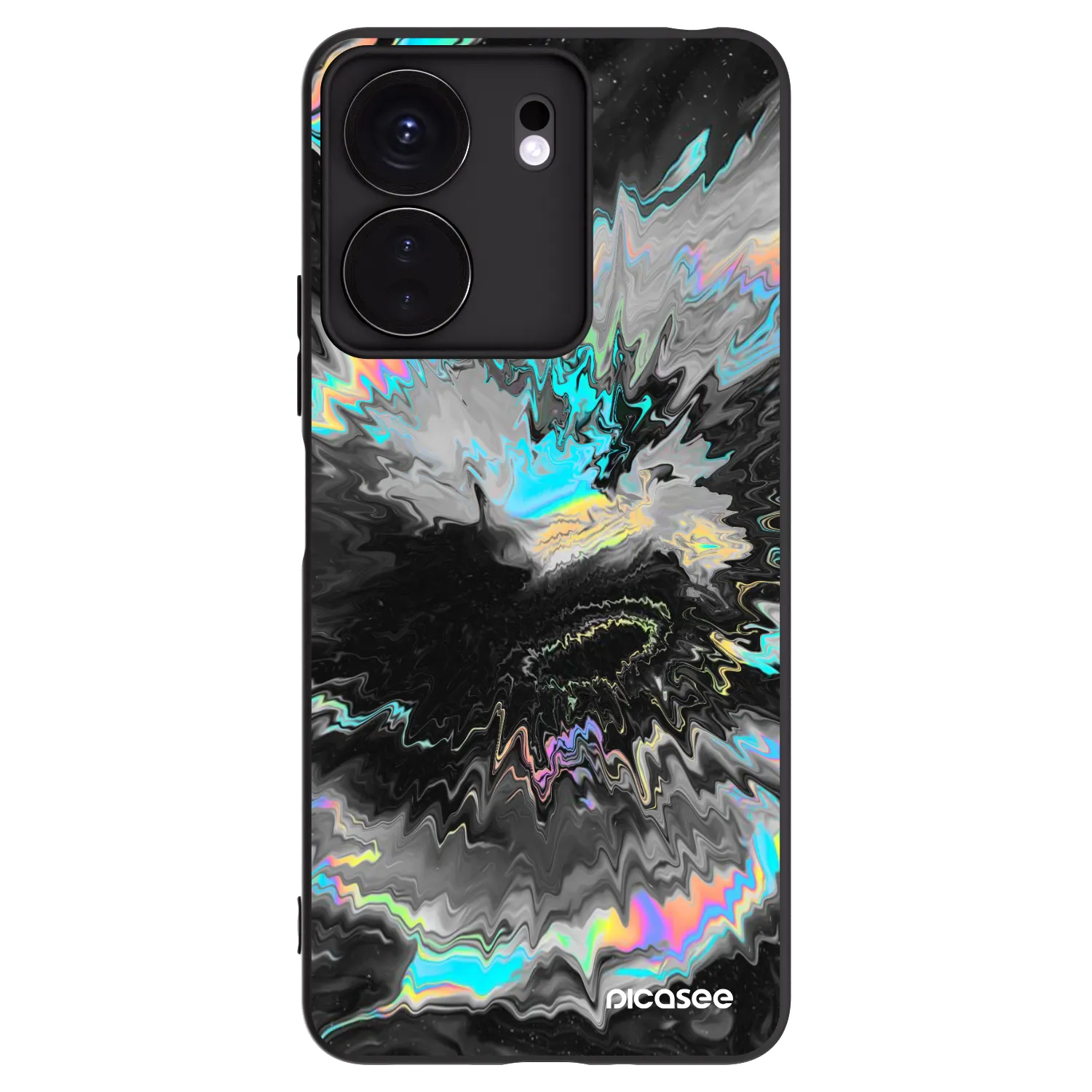 Picasee Μαύρη θήκη σιλικόνης για Xiaomi Redmi 13C 4G - Magnetic