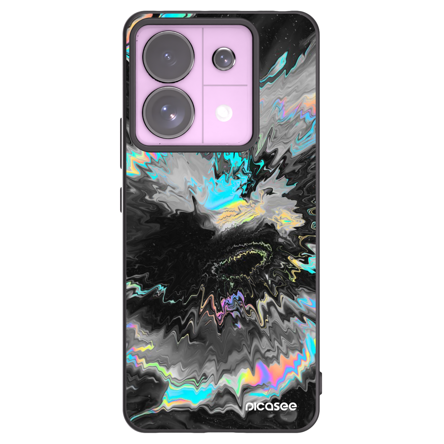 Picasee Μαύρη θήκη σιλικόνης για Xiaomi Redmi Note 13 Pro 5G - Magnetic