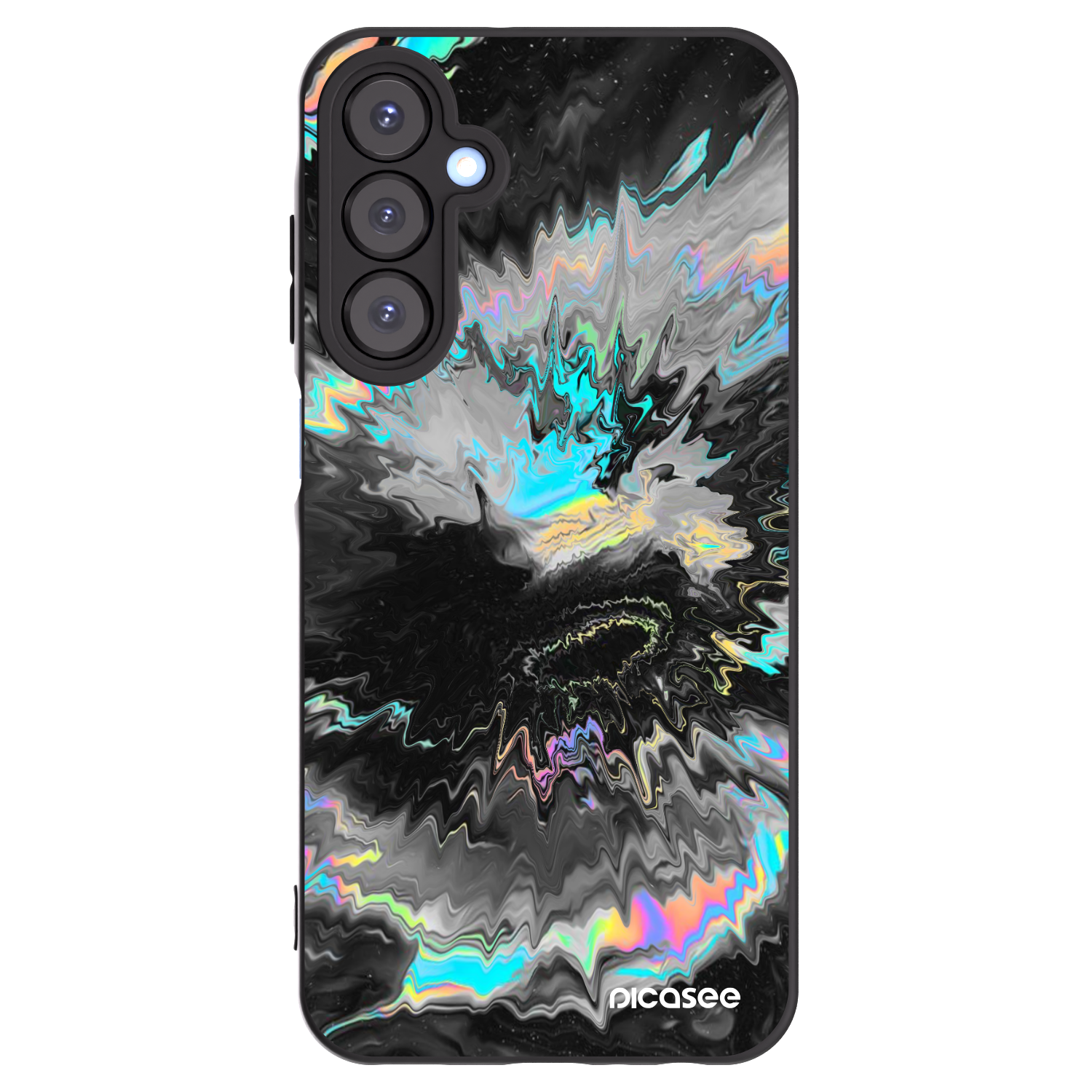 Picasee Μαύρη θήκη σιλικόνης για Samsung Galaxy A25 A256B 5G - Magnetic
