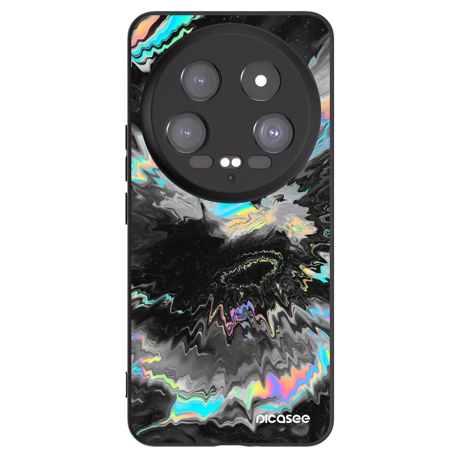 Picasee Μαύρη θήκη σιλικόνης για Xiaomi 14 Ultra - Magnetic