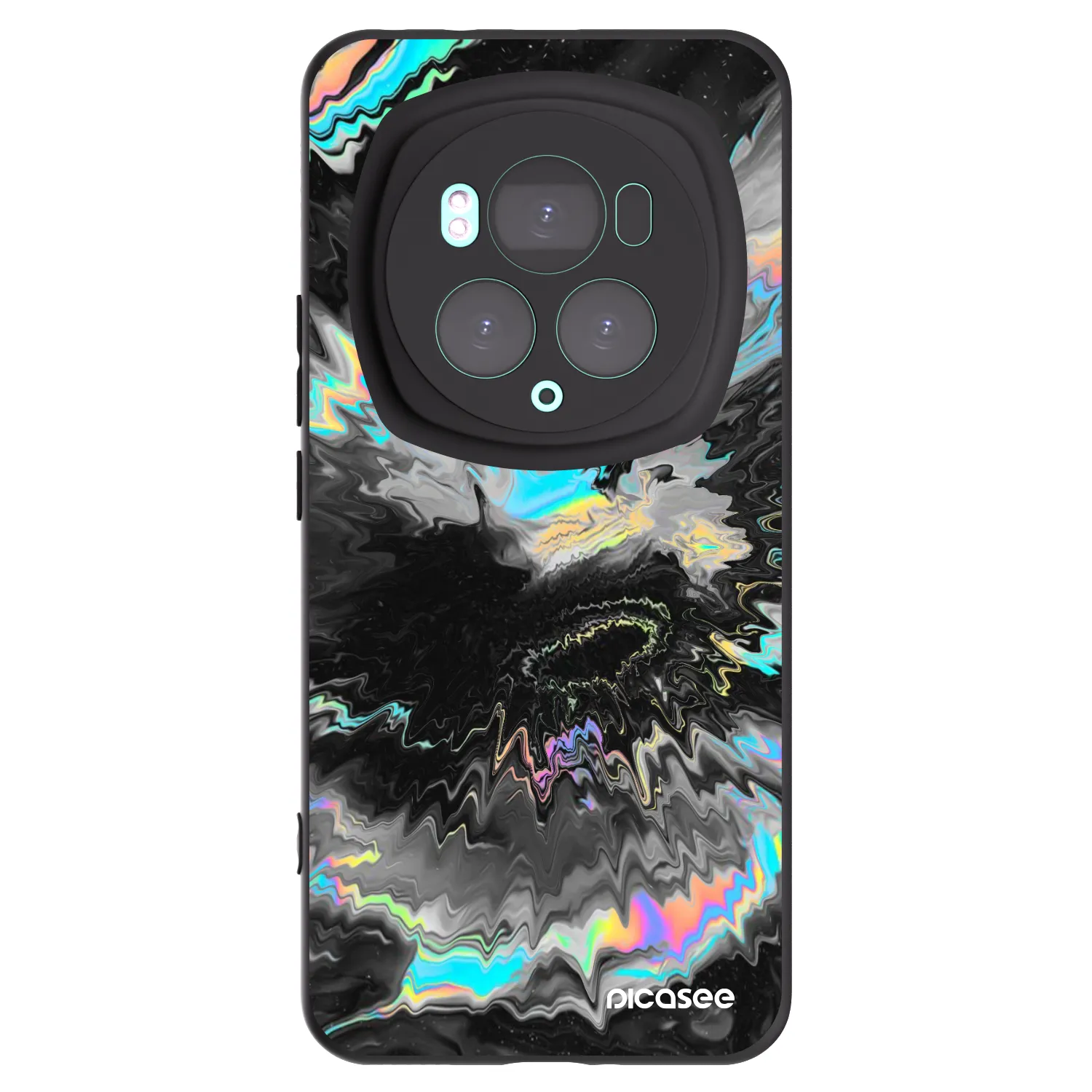Picasee Μαύρη θήκη σιλικόνης για Honor Magic6 Pro - Magnetic