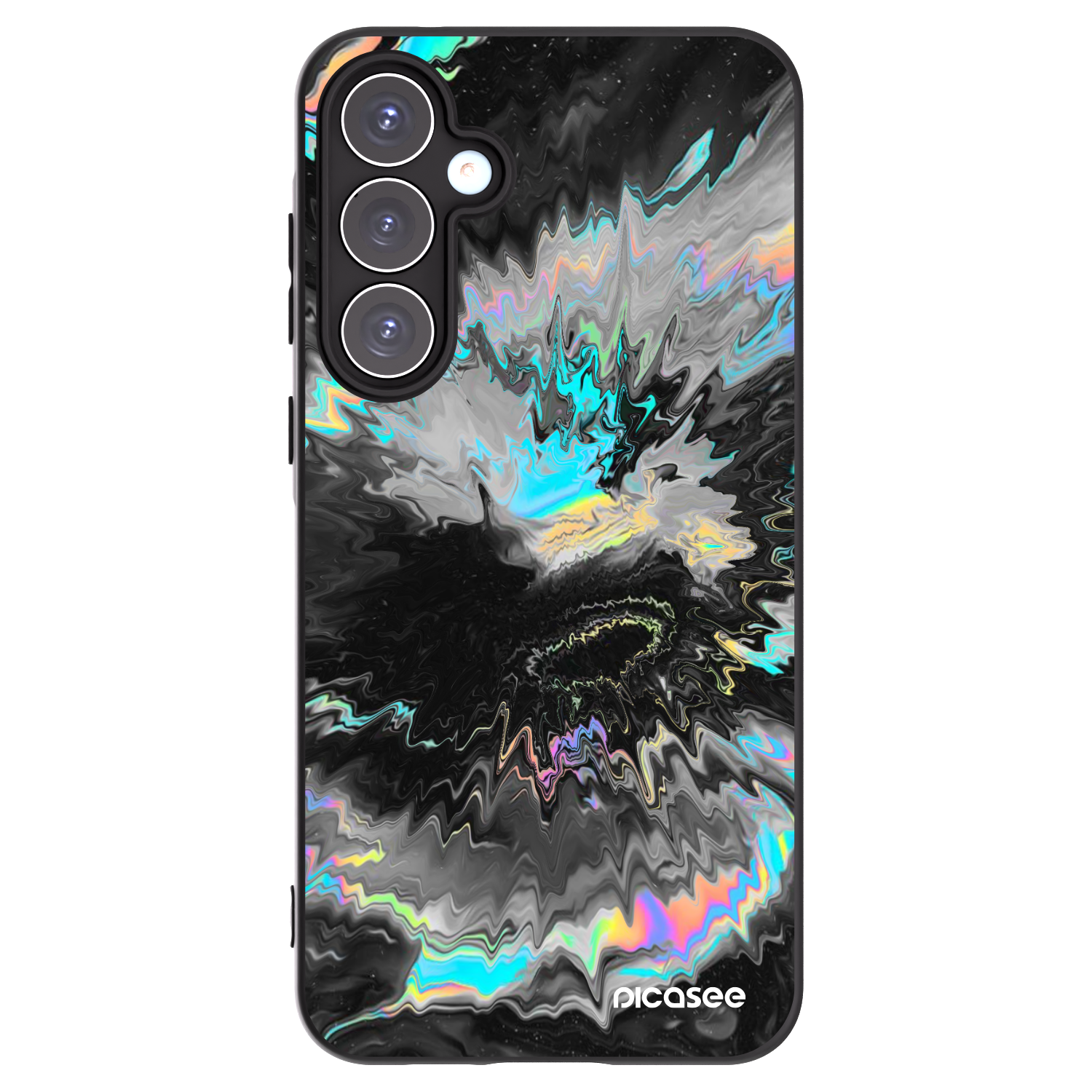 Picasee Μαύρη θήκη σιλικόνης για Samsung Galaxy A55 5G A556B - Magnetic