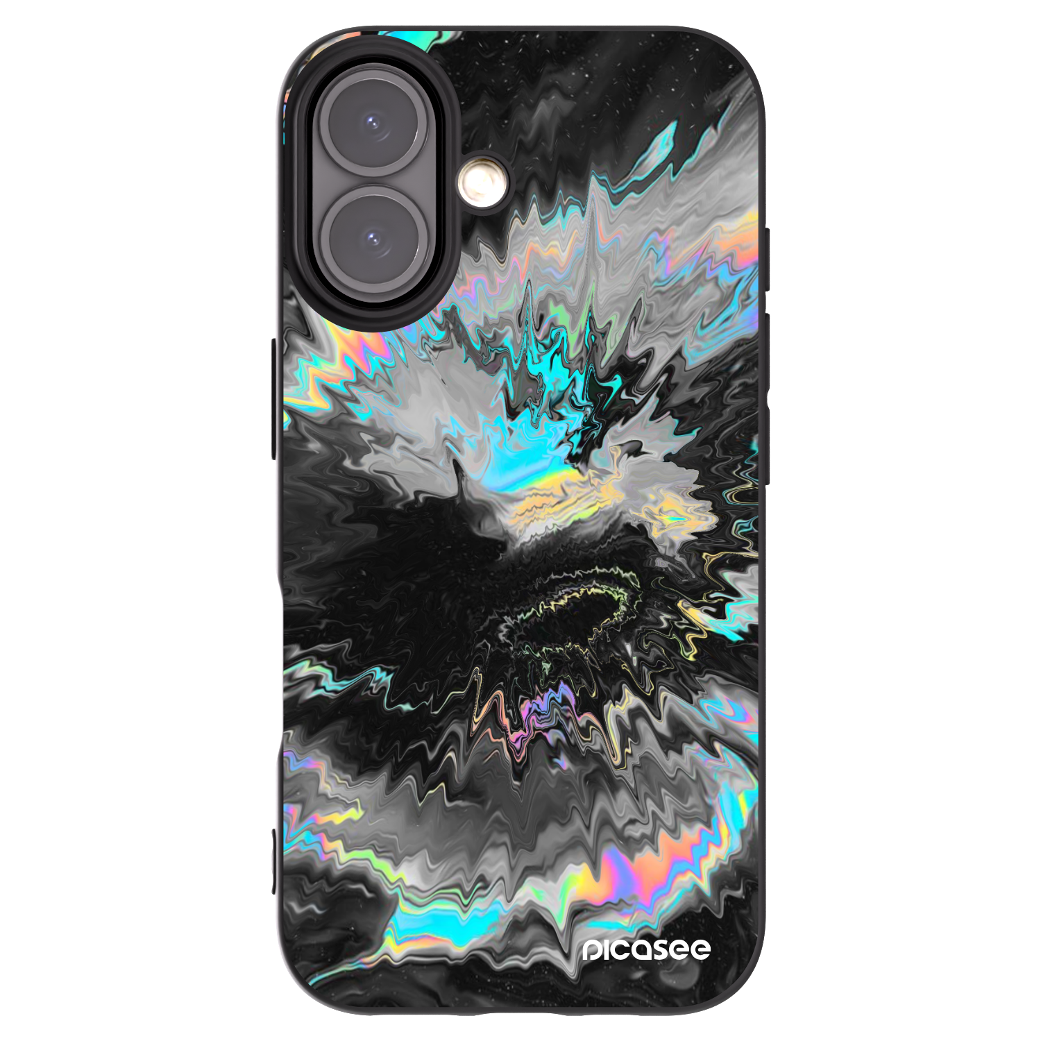 Picasee Μαύρη θήκη σιλικόνης για Apple iPhone 16 - Magnetic