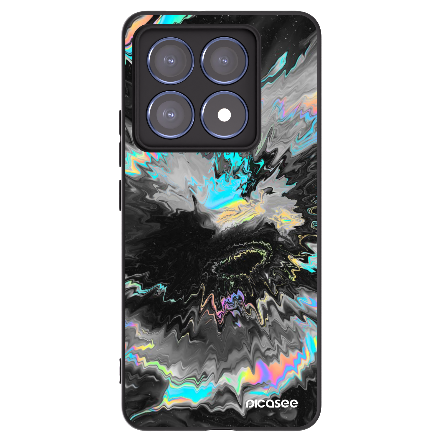 Picasee Μαύρη θήκη σιλικόνης για Xiaomi 14T Pro - Magnetic