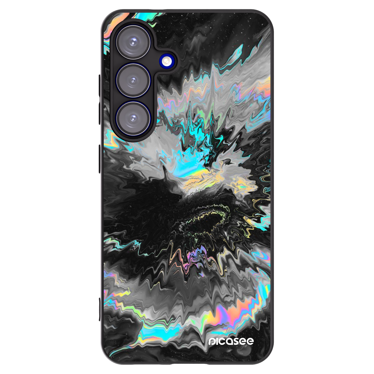 Picasee Μαύρη θήκη σιλικόνης για Samsung Galaxy S25 5G - Magnetic