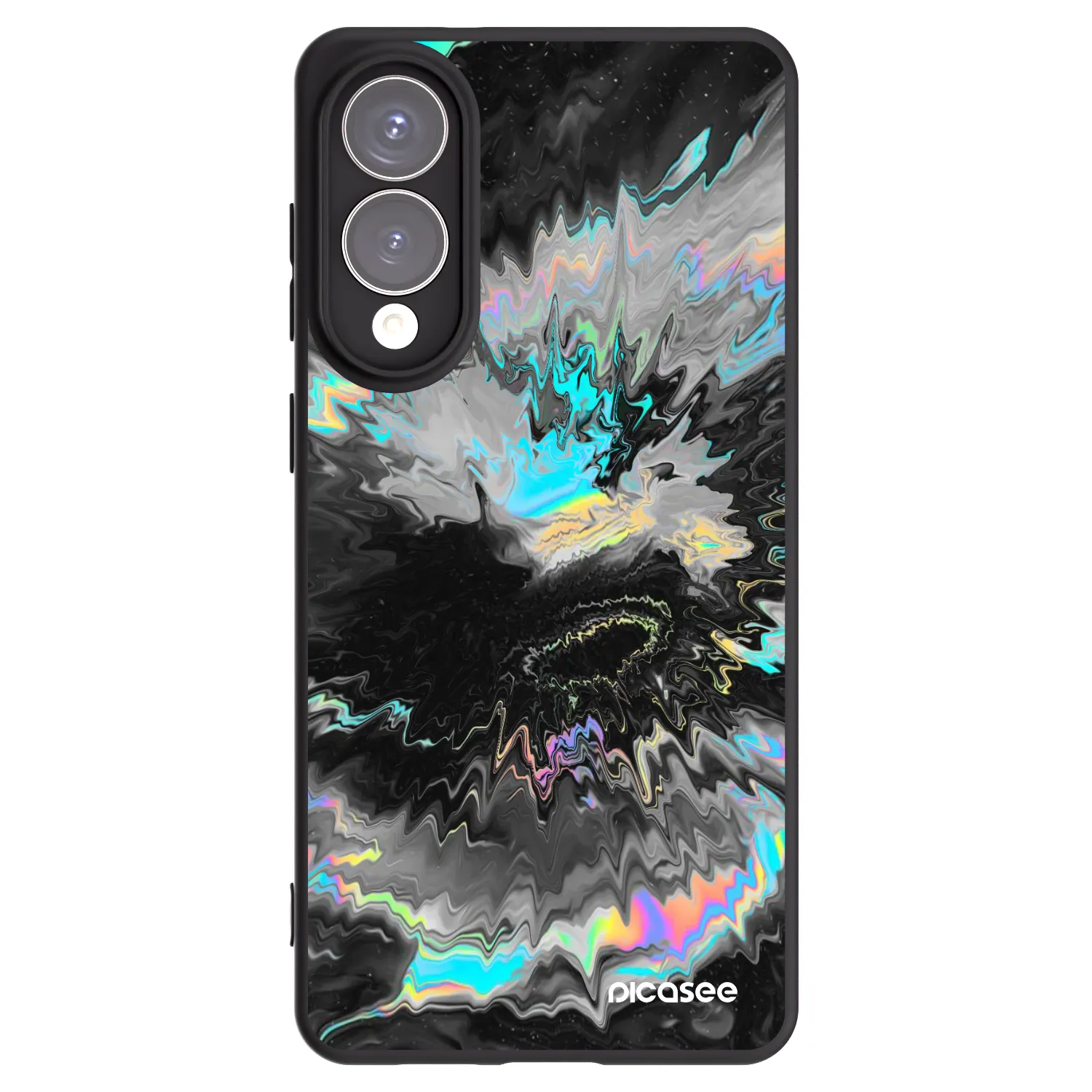Picasee Μαύρη θήκη σιλικόνης για Samsung Galaxy S25 Edge 5G - Magnetic
