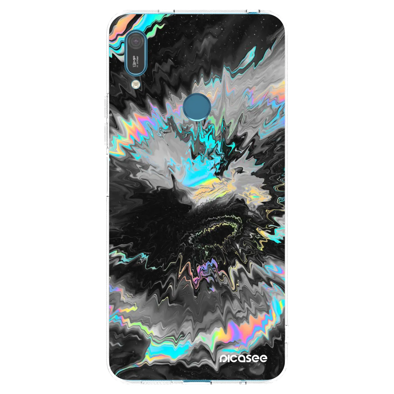 Picasee διαφανής θήκη σιλικόνης Huawei Y7 2019 - Magnetic