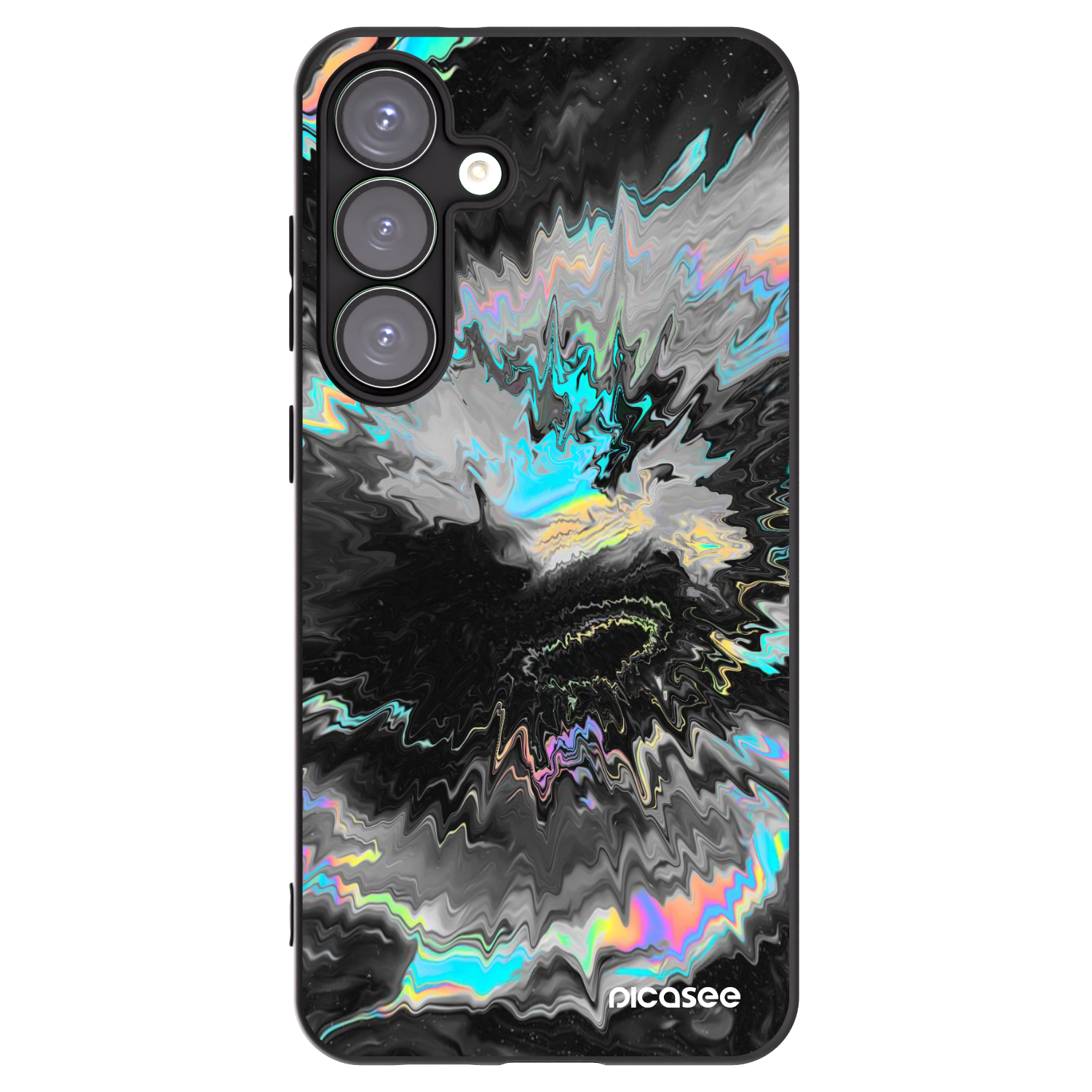 Picasee Μαύρη θήκη σιλικόνης για Samsung Galaxy S25+ 5G - Magnetic