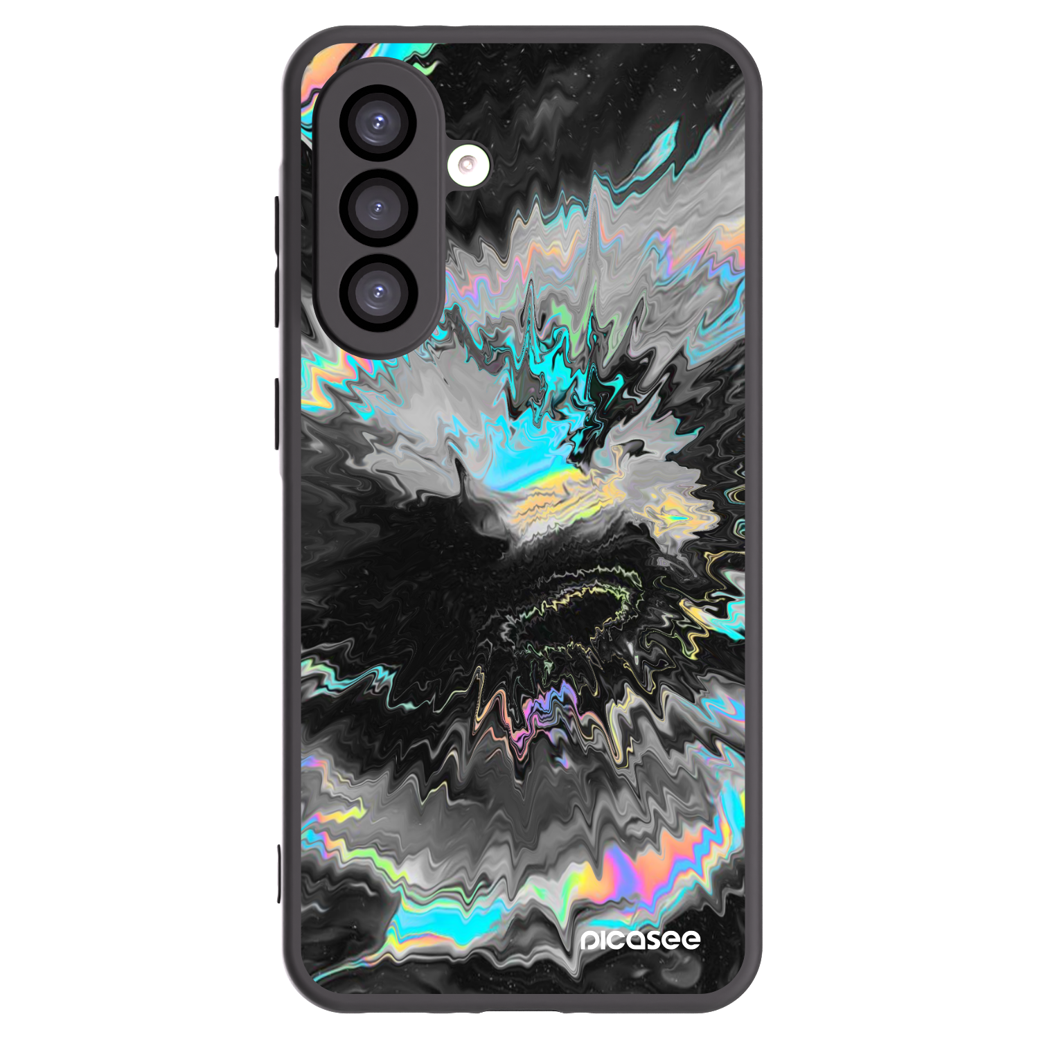 Picasee Μαύρη θήκη σιλικόνης για Samsung Galaxy A26 5G A266B - Magnetic
