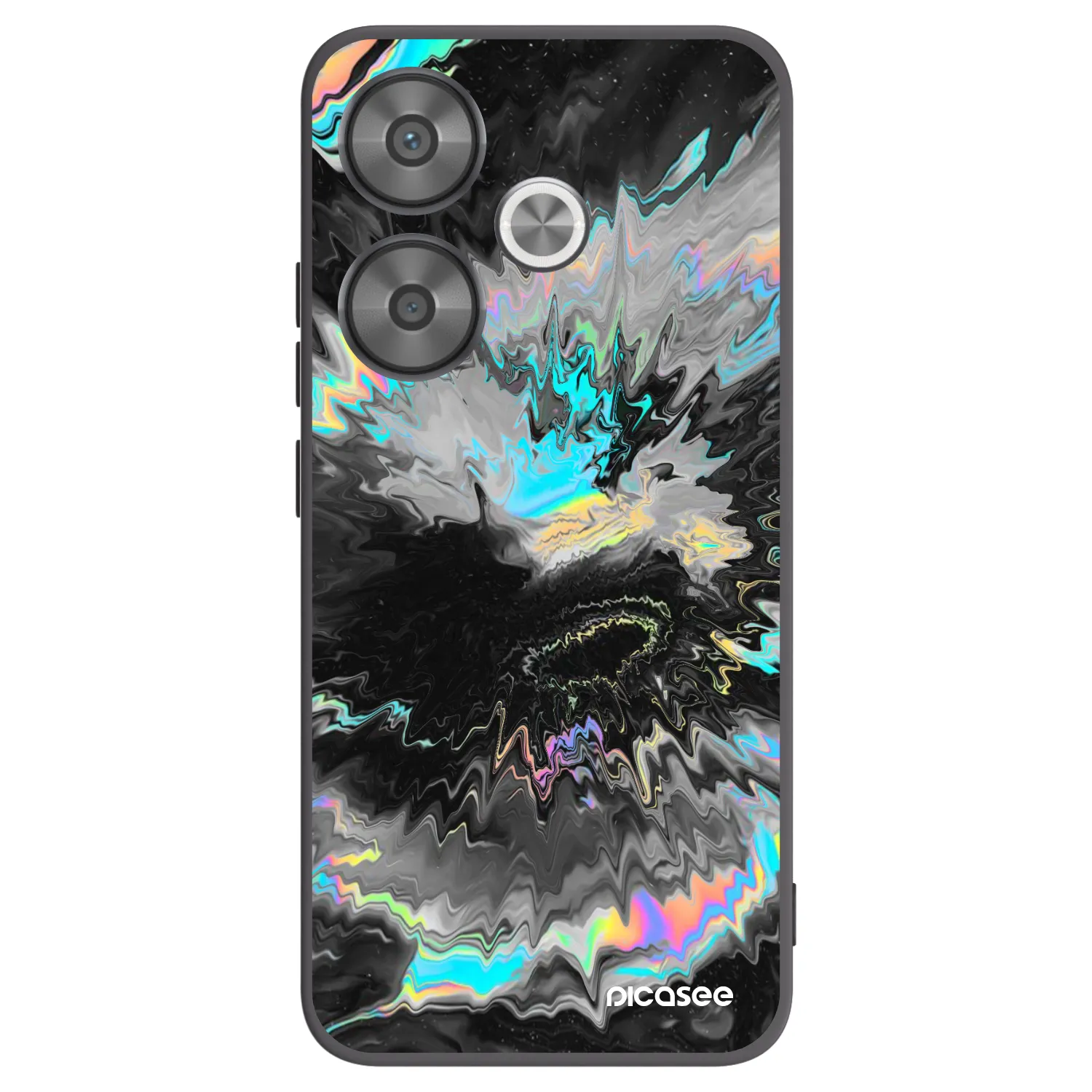 Picasee Μαύρη θήκη σιλικόνης για Xiaomi Poco F6 - Magnetic