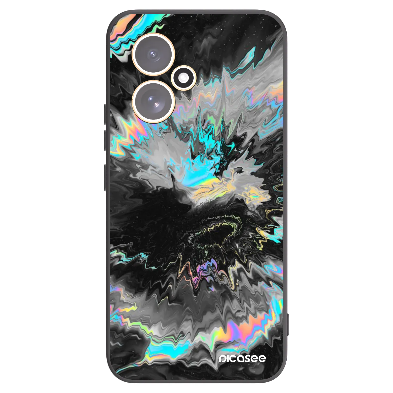 Picasee Μαύρη θήκη σιλικόνης για Honor 400 5G - Magnetic