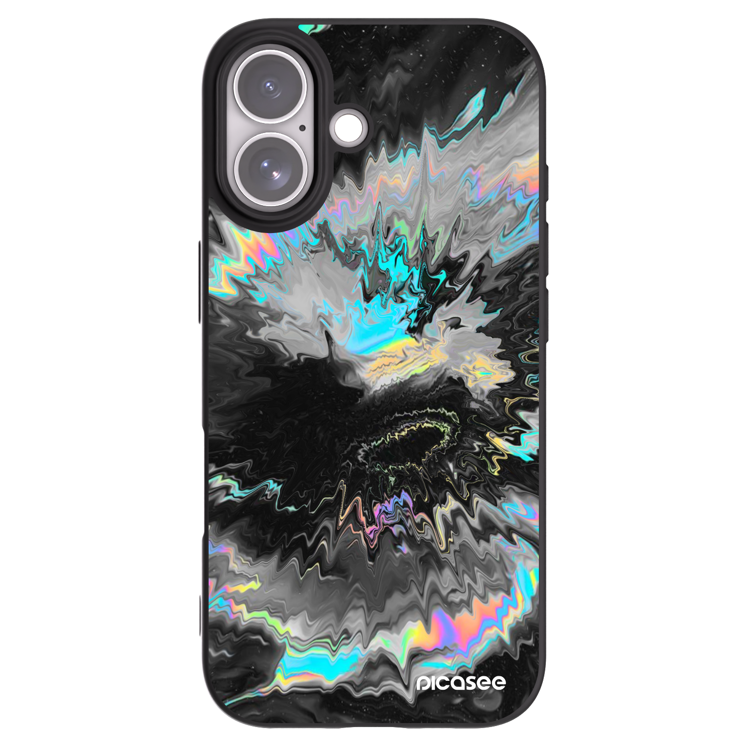 Picasee Μαύρη θήκη σιλικόνης για Apple iPhone 17 - Magnetic