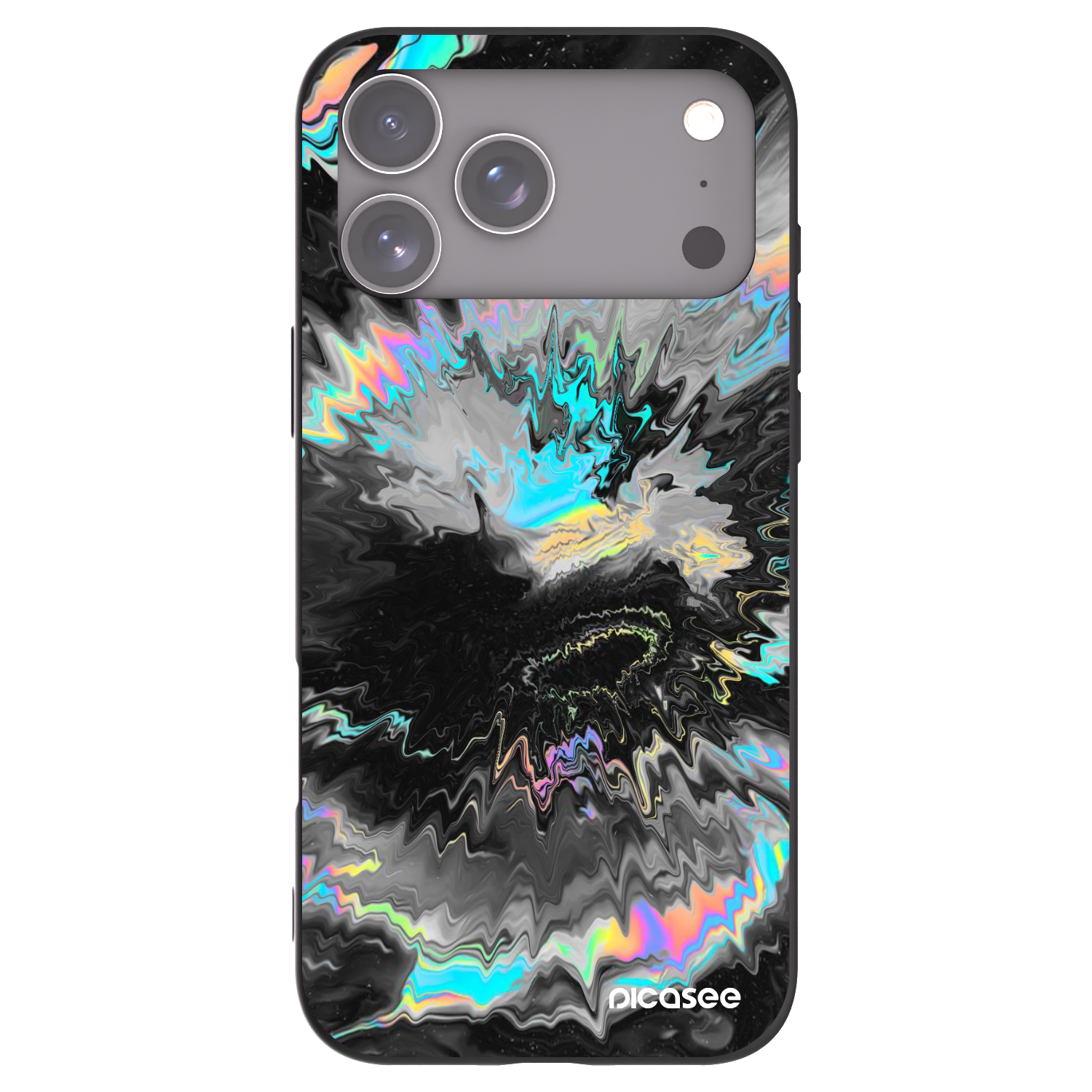 Picasee Μαύρη θήκη σιλικόνης για Apple iPhone 17 Pro Max - Magnetic