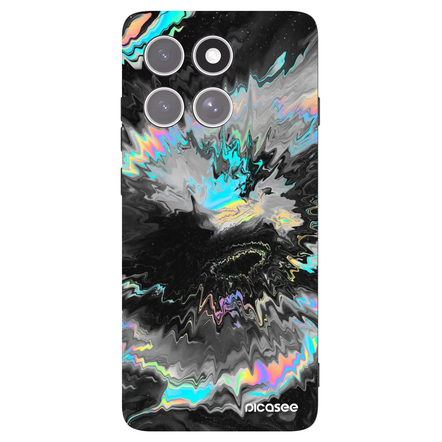 Picasee Μαύρη θήκη σιλικόνης για Motorola Edge 60 Pro - Magnetic