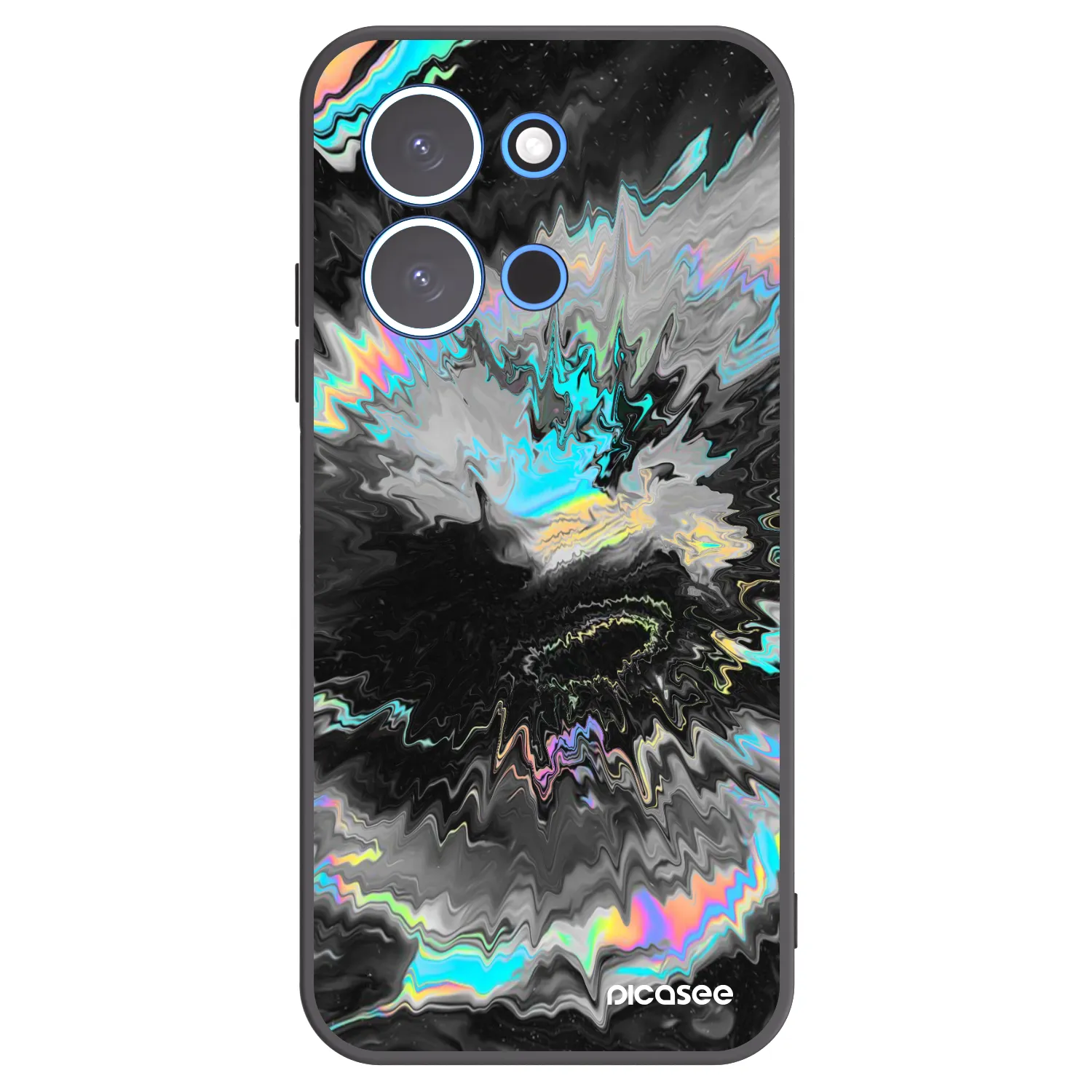 Picasee Μαύρη θήκη σιλικόνης για Xiaomi Redmi 15C 4G - Magnetic