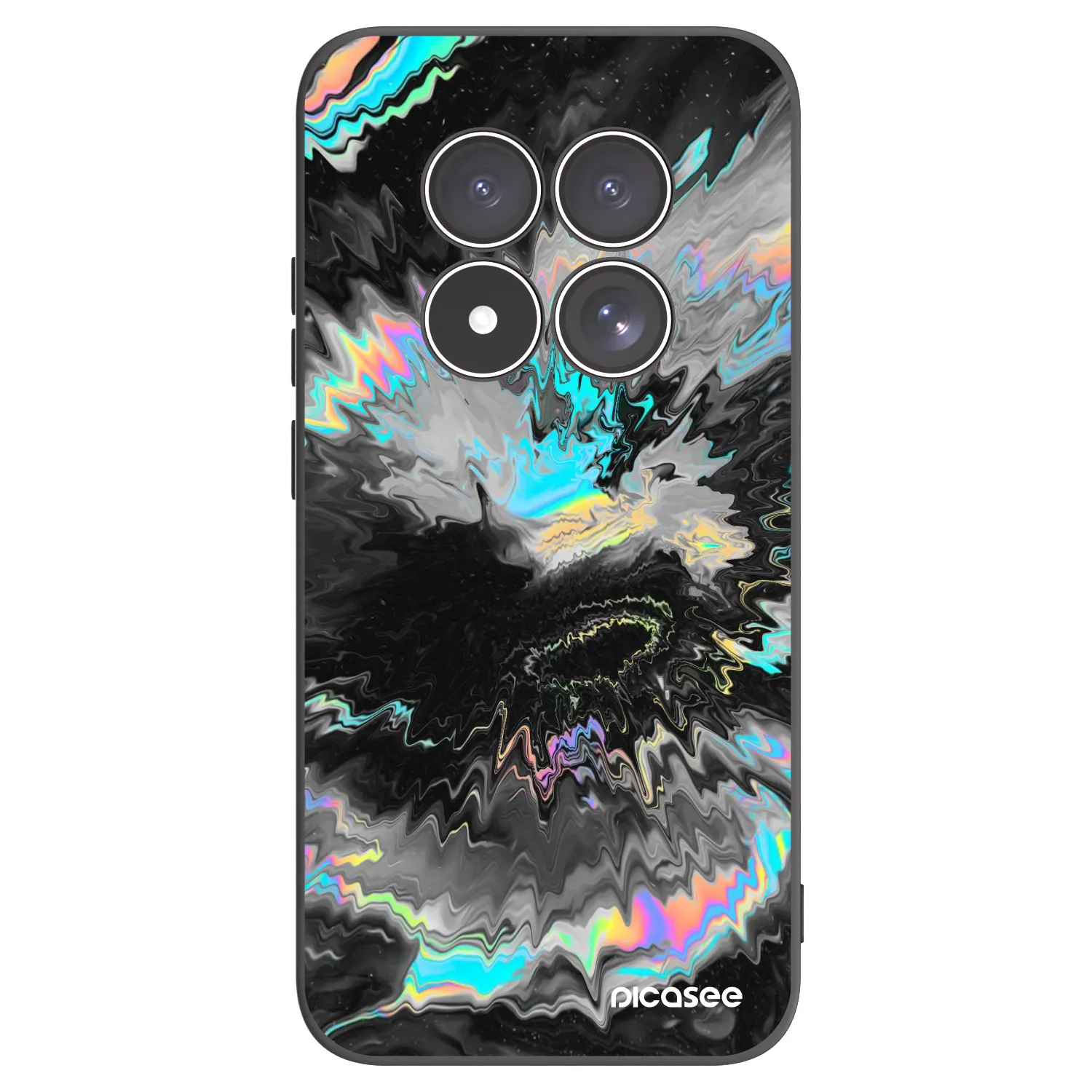 Picasee Μαύρη θήκη σιλικόνης για Xiaomi Redmi Note 15 Pro 4G - Magnetic