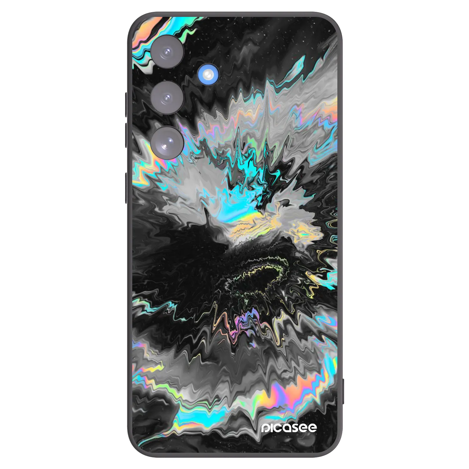 Picasee Μαύρη θήκη σιλικόνης για Samsung Galaxy S25 FE 5G - Magnetic