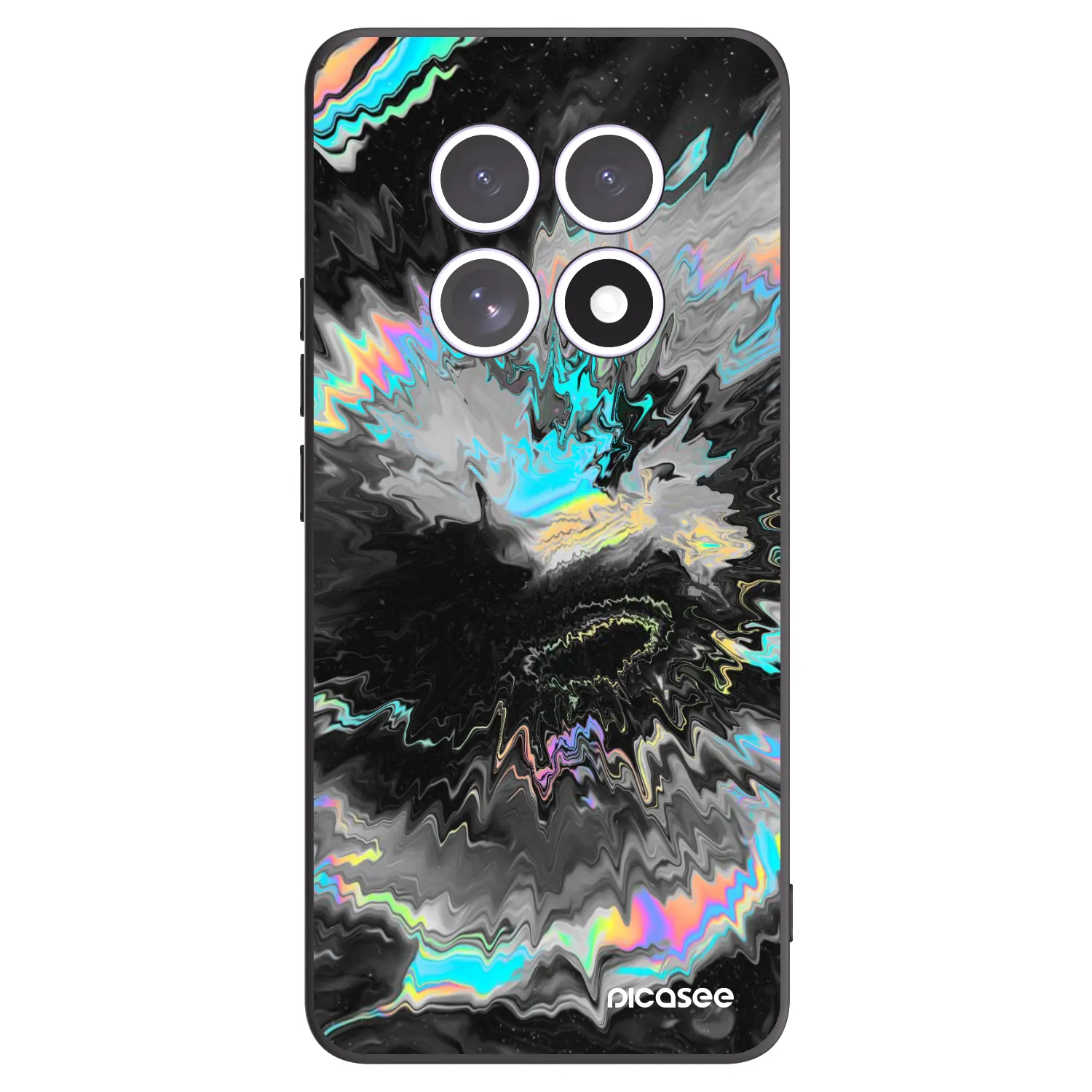 Picasee Μαύρη θήκη σιλικόνης για Xiaomi Redmi Note 15 - Magnetic