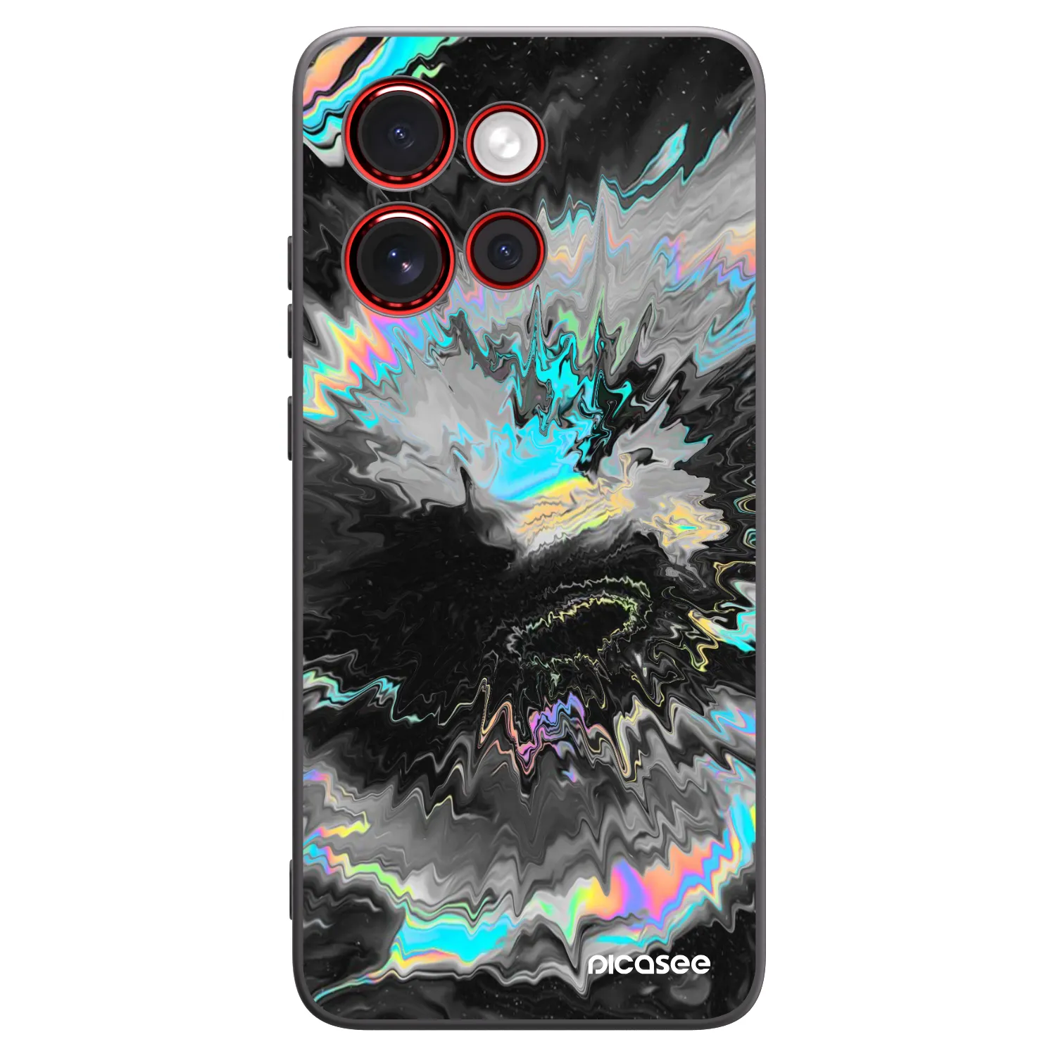 Picasee Μαύρη θήκη σιλικόνης για Motorola Edge 60 Neo 5G - Magnetic