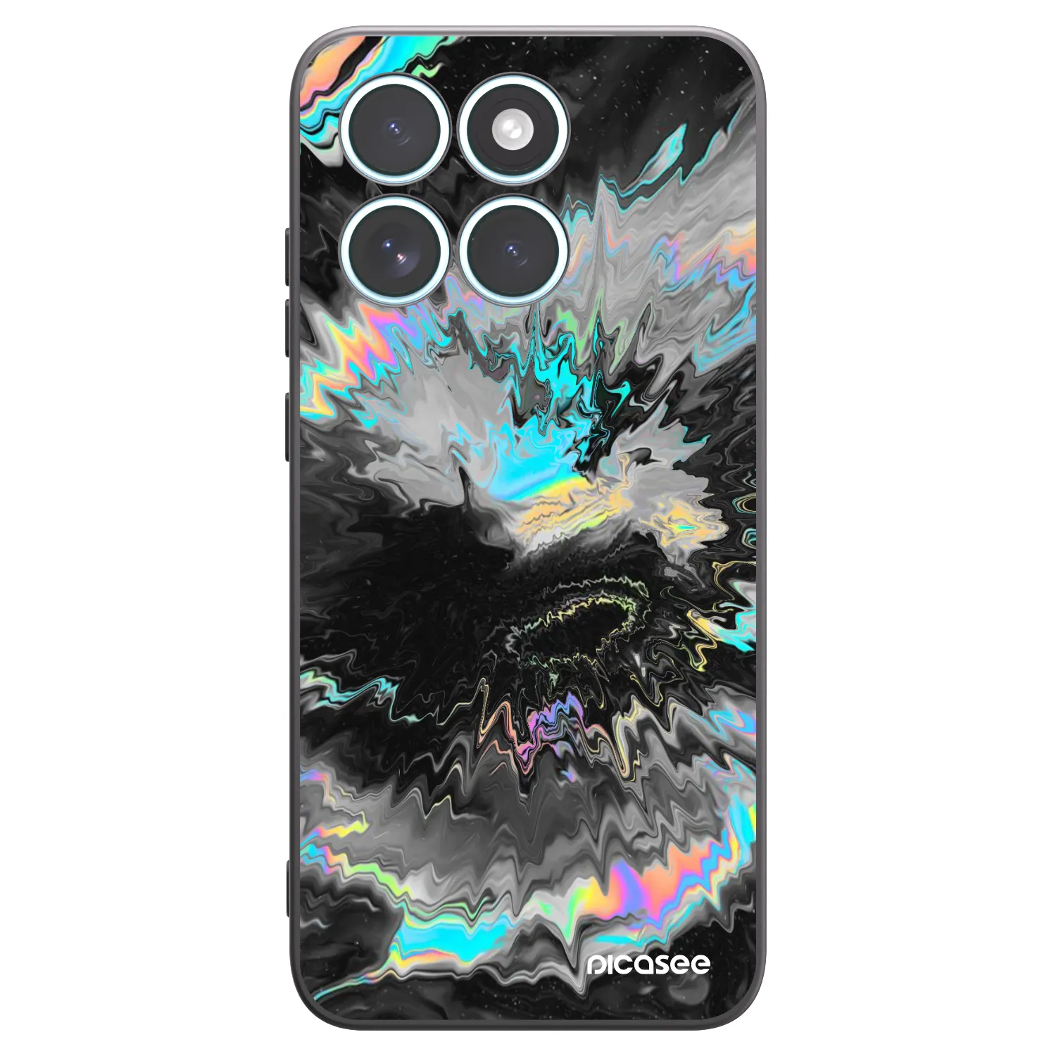 Picasee Μαύρη θήκη σιλικόνης για Motorola Edge 70 Fusion - Magnetic