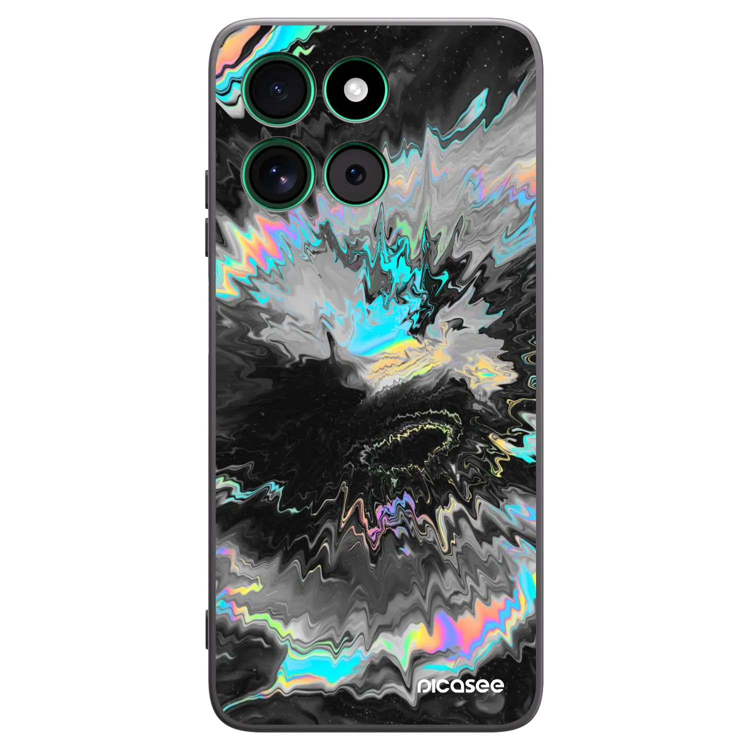 Picasee Μαύρη θήκη σιλικόνης για Motorola Moto G57 Power - Magnetic