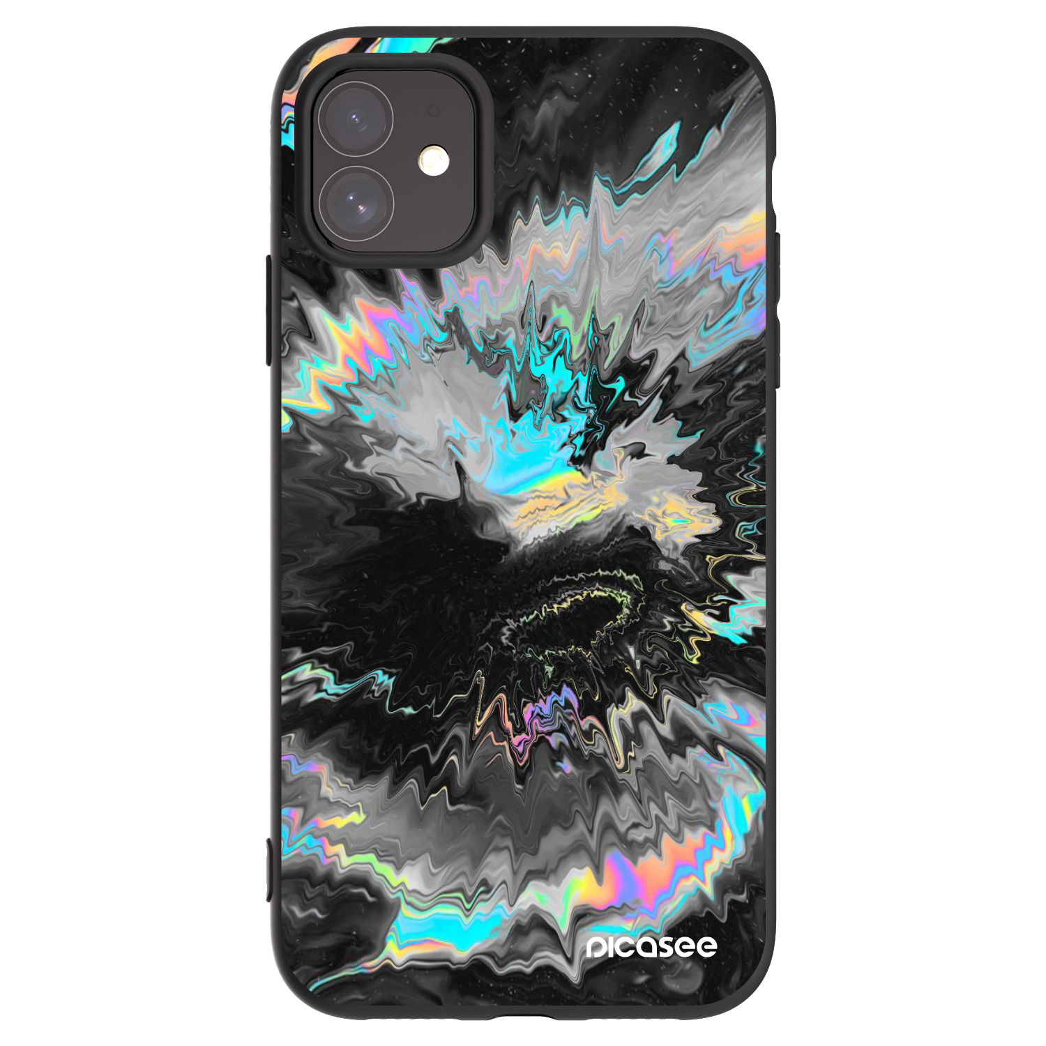 Picasee Μαύρη θήκη σιλικόνης για Apple iPhone 11 - Magnetic