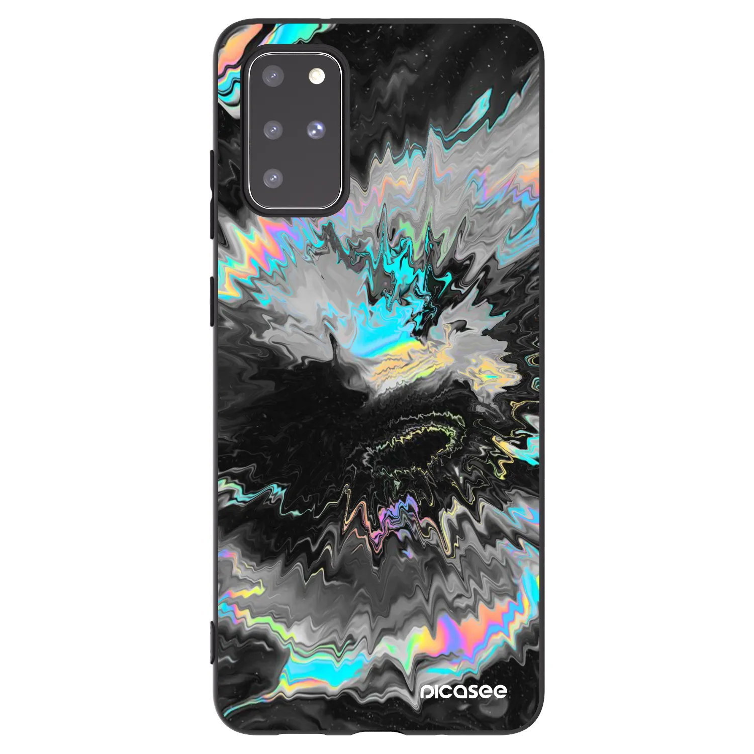 Picasee Μαύρη θήκη σιλικόνης για Samsung Galaxy S20+ G985F - Magnetic