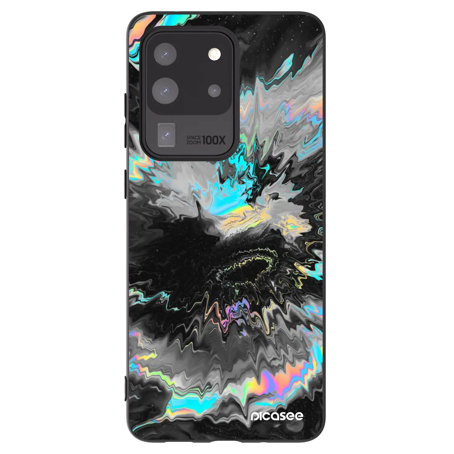 Picasee Μαύρη θήκη σιλικόνης για Samsung Galaxy S20 Ultra 5G G988F - Magnetic