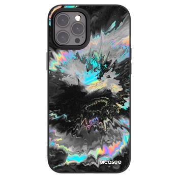 Picasee Μαύρη θήκη σιλικόνης για Apple iPhone 12 Pro Max - Magnetic