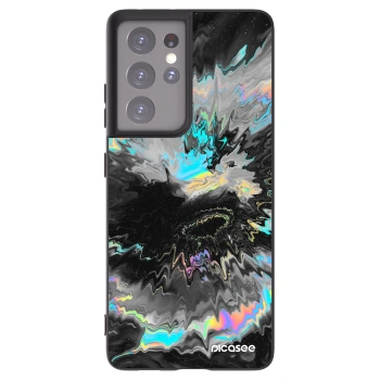 Picasee Μαύρη θήκη σιλικόνης για Samsung Galaxy S21 Ultra 5G G998B - Magnetic
