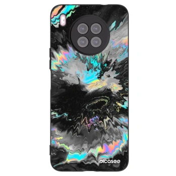 Picasee Μαύρη θήκη σιλικόνης για Huawei Nova 8i - Magnetic