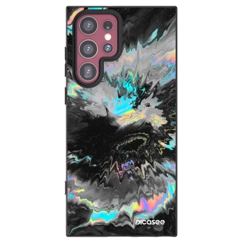 Picasee Μαύρη θήκη σιλικόνης για Samsung Galaxy S22 Ultra 5G - Magnetic