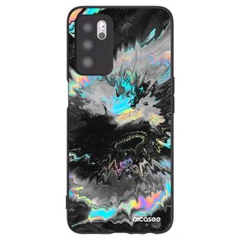 Picasee Μαύρη θήκη σιλικόνης για OPPO A16s - Magnetic